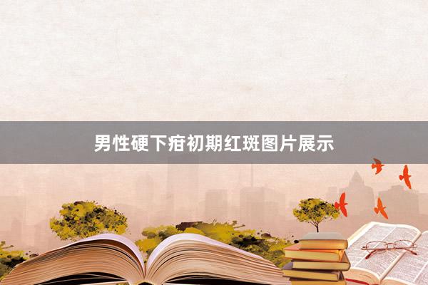 男性硬下疳初期红斑图片展示